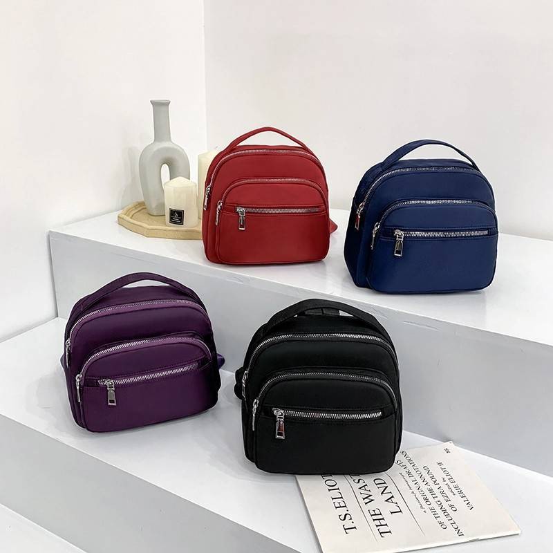 Baru Tas Selempang Wanita Mini Tahan Air Zipper Oxford Crossbody Wanita Korea SingBag Wanita