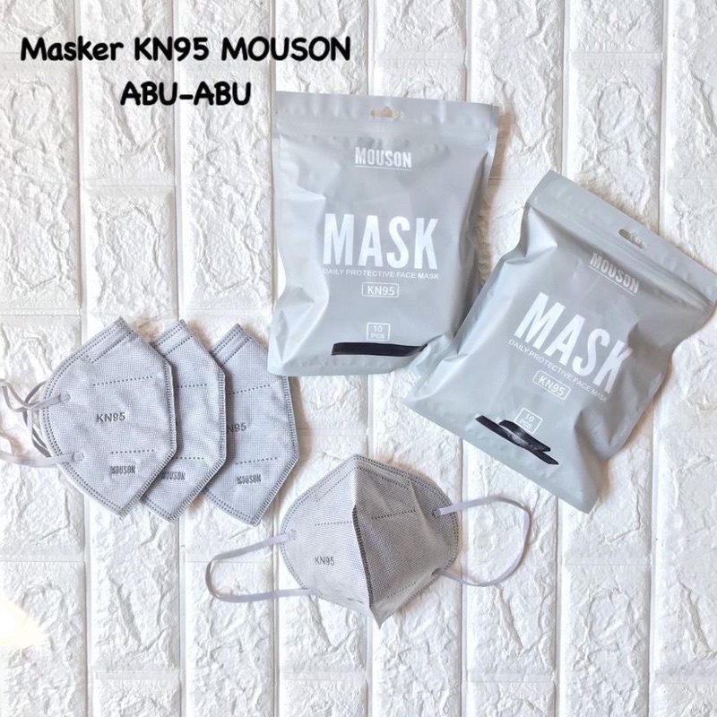 MASKER KN95 1CARE 5PLY ISI 10PCS TERMURAH / KN 95 6PLY PUTIH HITAM ABU MIX WARNA