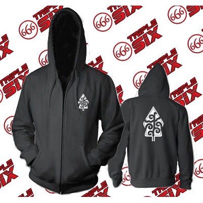 Jaket Hoodie Zipper Wayang indonesia