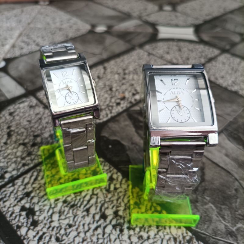 Jam Tangan Alba Stailess Jam Tangan Alba Couple Jam Tangan Pria Wanita Alba