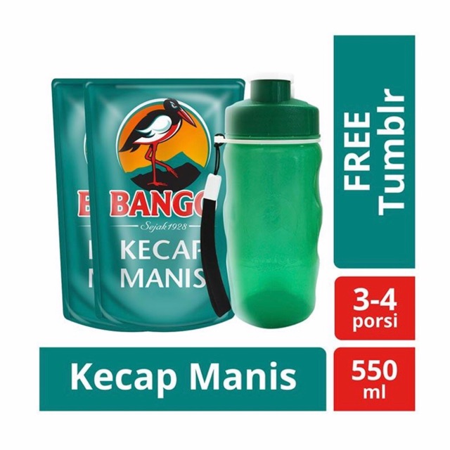 Kecap Bango Twin Pack Free Tumbler ( 2x550ml )