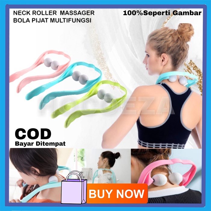 ALAT PIJAT BOLA ROLLER TERAPI KESEHATAN LEHER KAKI PUNDAK TANGAN NECK MASSAGER ROLLER BALL ORIGINAL IMPORT VA341