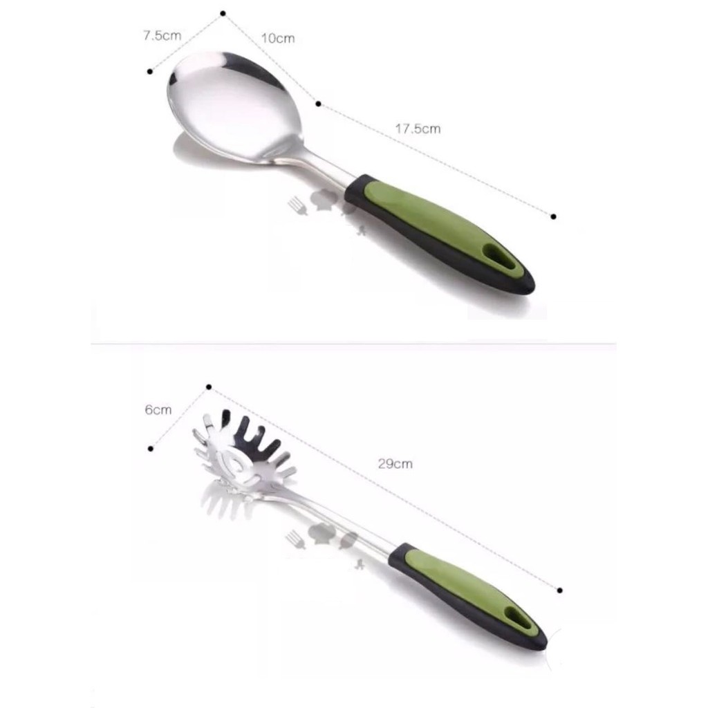 ALAT MASAK KITCHENWARE PERALATAN MASAK SENDOK SPATULA SET DAPUR ALAT MASAK SET SPATULA PENGOCOK SET