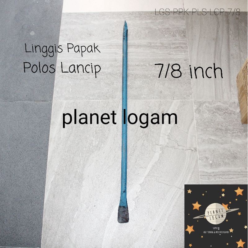 Linggis Besar Papak Polos Panjang 90 cm Uk. 7/8"