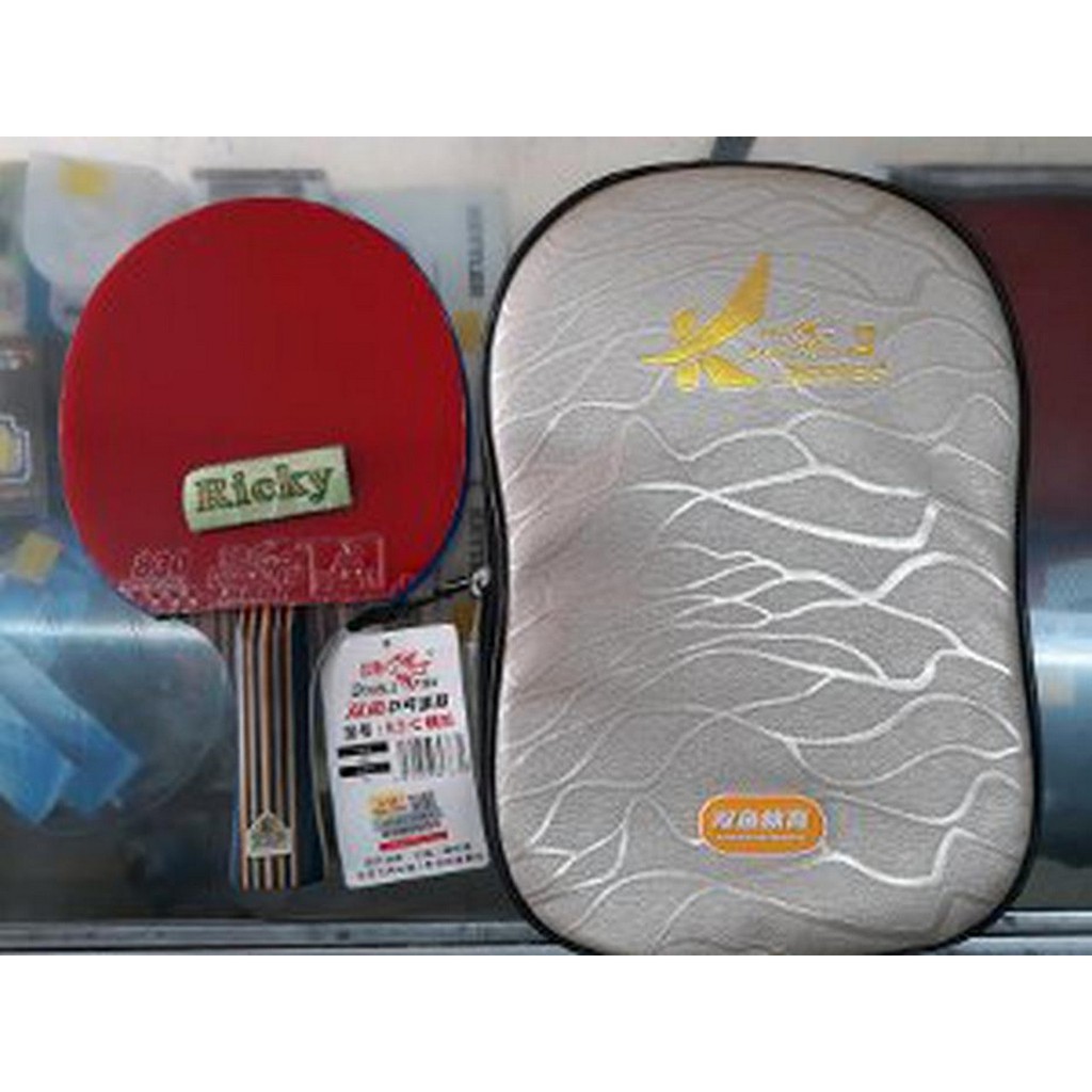 BET PINGPONG DOUBLE FISH K 3-C  CARBON  -  BET TENIS MEJA DOUBLE