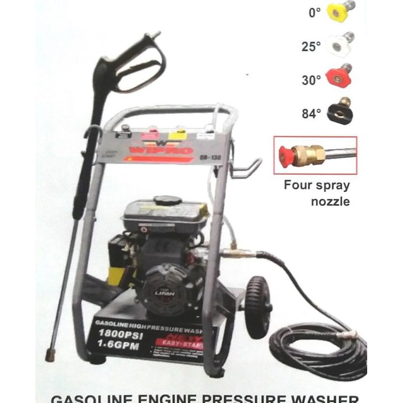Mesin Cuci Steam Mobil Motor Jet Cleaner Gasoline Engine Wipro Qh 135 Ruangwati