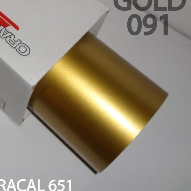 Sticker ORACAL 651 series SILVER GOLD COPPER GLOSSY MATTE 126cmx100cm stiker skotlet metallic metali