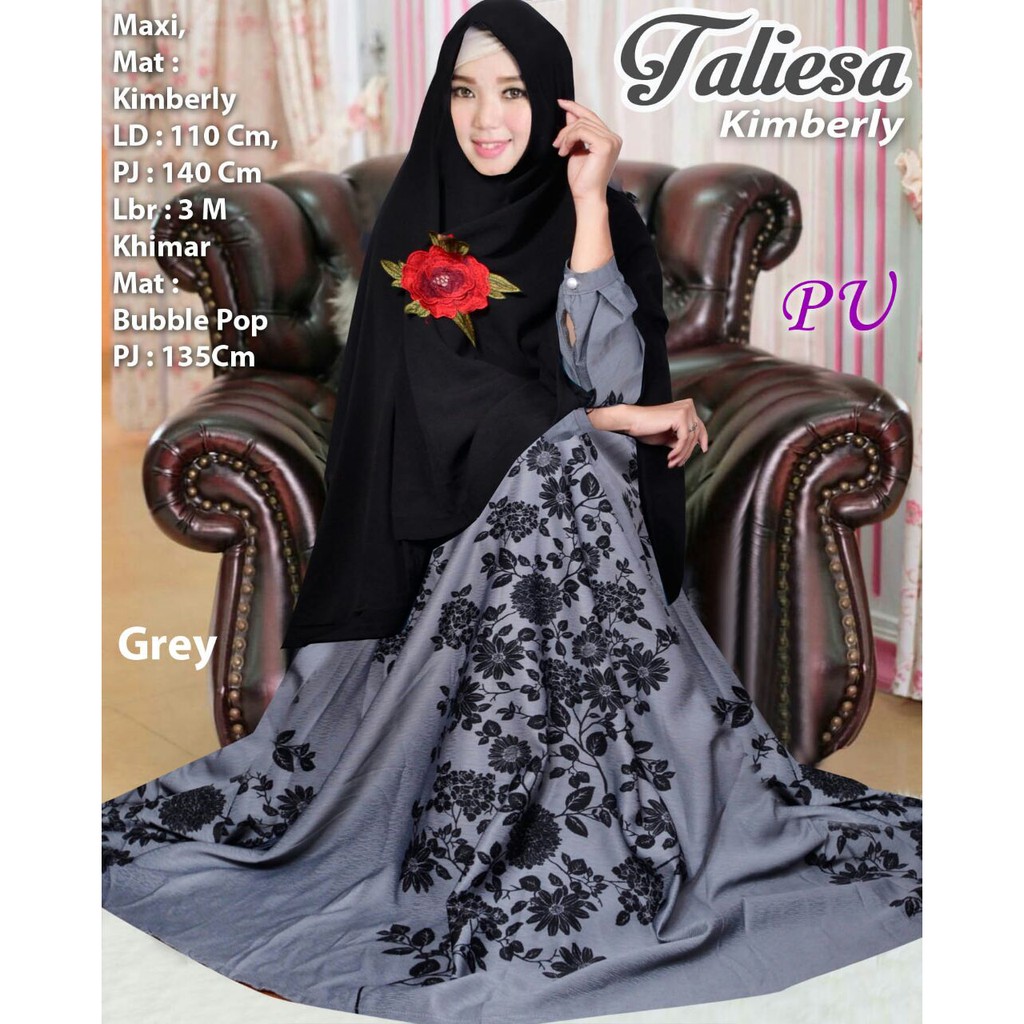 HOPYLOVY - Gamis Syari Premium Taliesa 3163