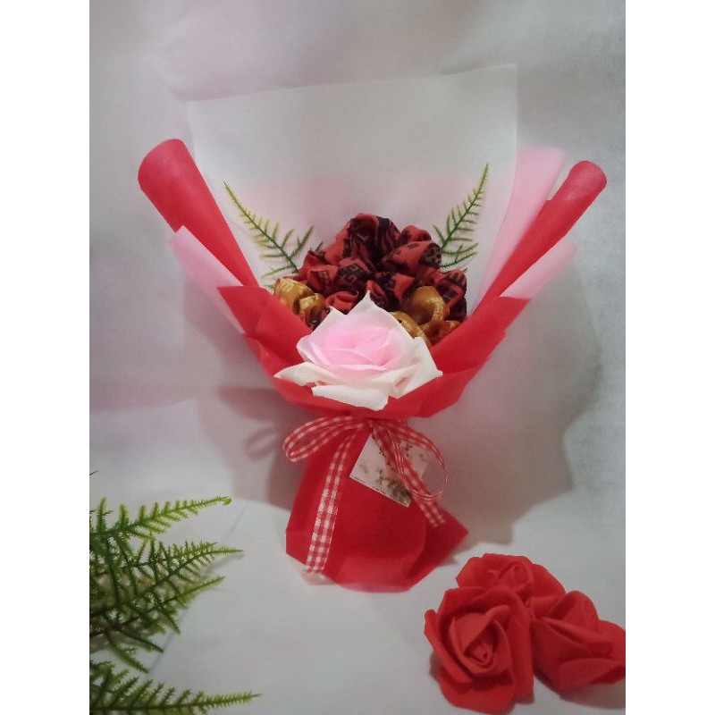 Buket hijab motif//Buket murah//buket ultah//buket wisuda