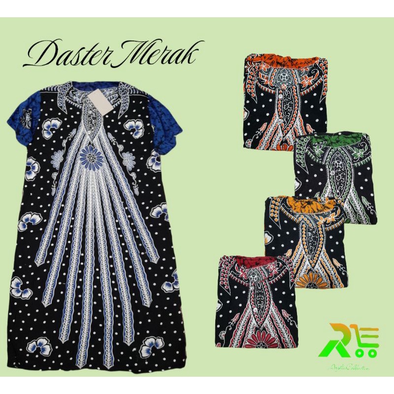 DasterBatikLenganPendekBajuDasterKekinianDasterMerak
