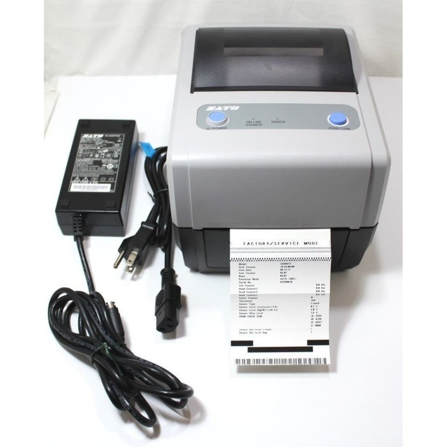 SATP CG 408TT PRINTER BARCODE TRANSFER THERMAL 100 MM CG408TT USB PARALEL PRINT LABEL NAMA HARGA BARANG RESI PENGIRIMAN MARKETPLACE EXPEDISI JNE JNT GELANG PASIEN