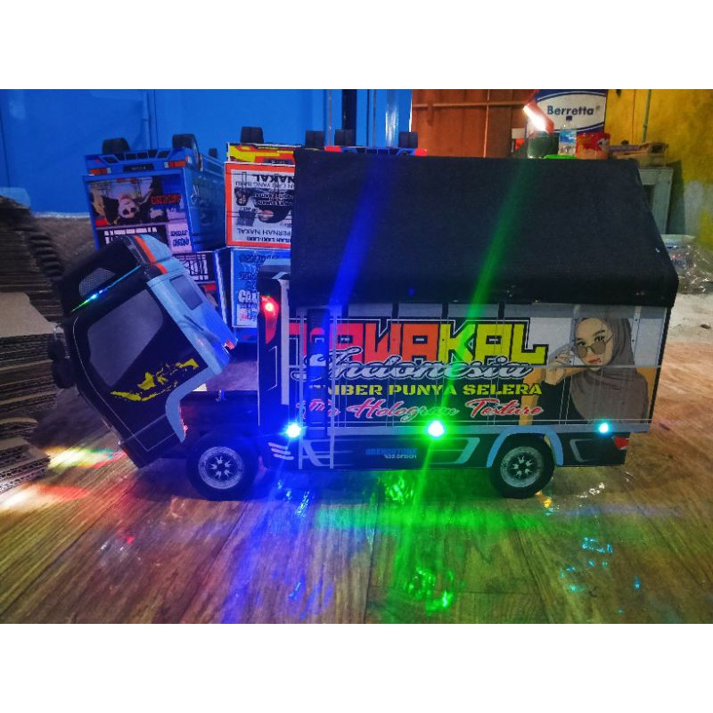 Miniatur Truk Oleng TAWAKAL INDONESIA Size P45 JUMBO Limited Edition Cocok Untuk Hadiah Anak-Anak