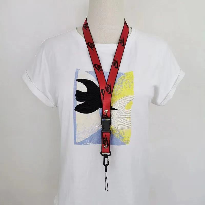 6 Warna Tali Pemegang Lencana ID Leher Lanyard Untuk Kamera &amp; Ponsel Case Sling dengan Tombol Cepat Dilepas Nyaman Dan Tahan Lama