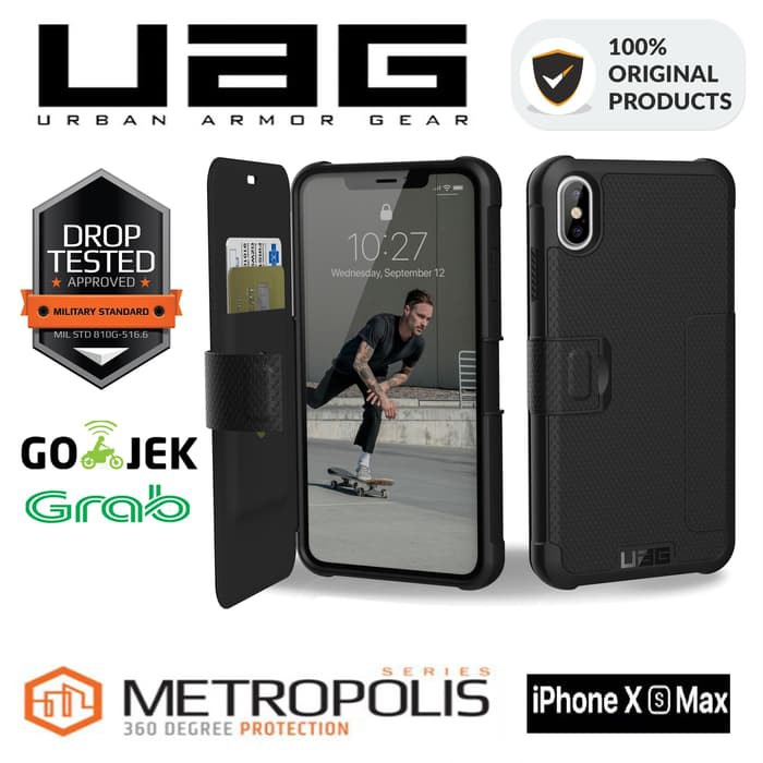 UAG iPhone Xs Max 6.5" Case Metropolis - Black (ORIGINAL)