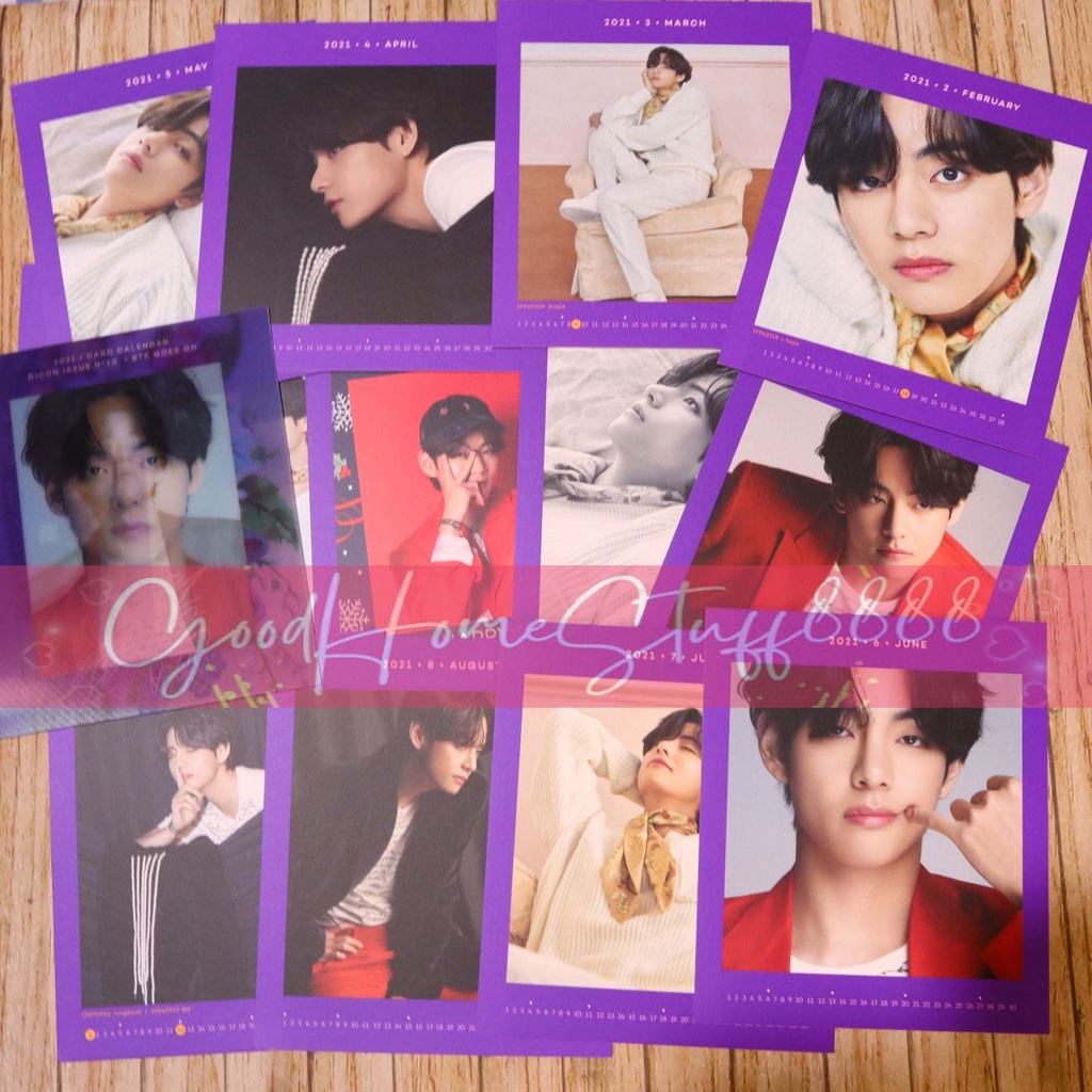 [SHARING] BTS DICON CALENDAR 2021 2022 KIM TAEHYUNG V OFFICIAL