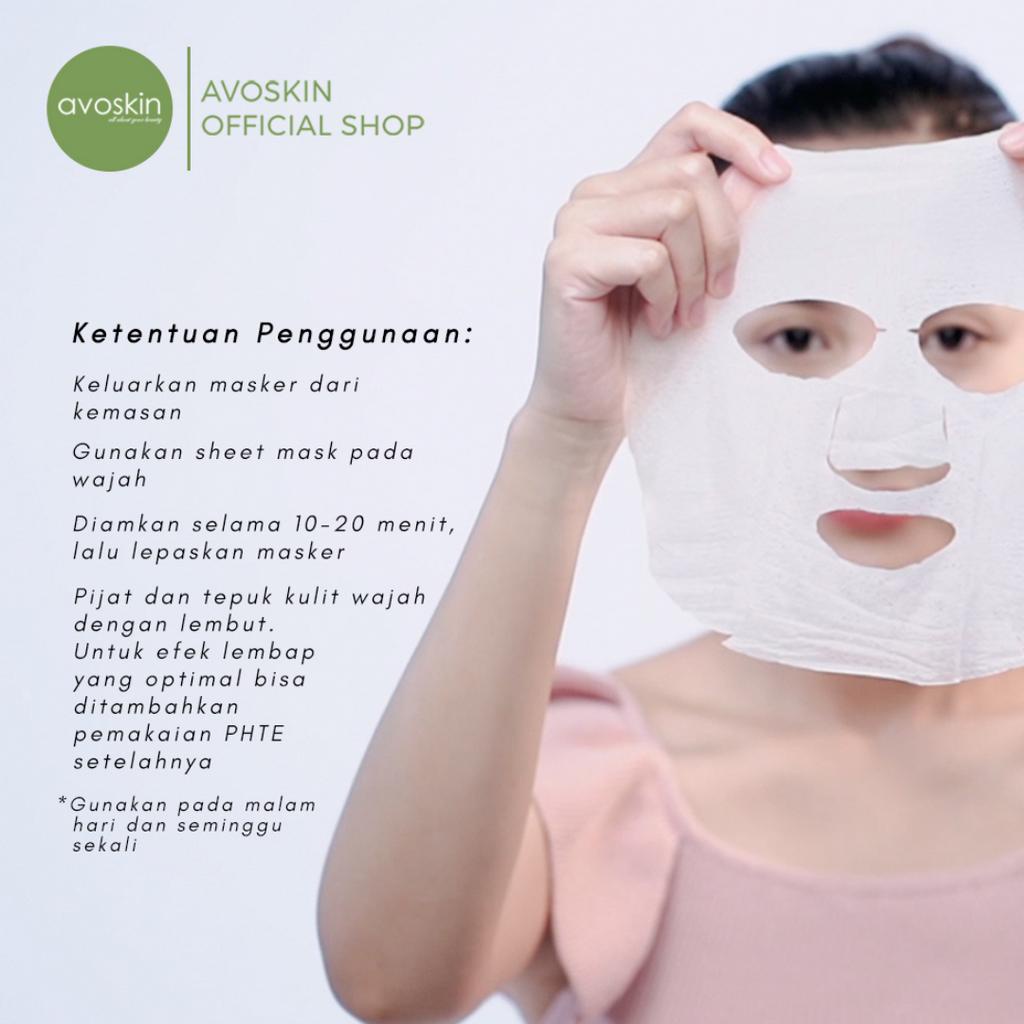 AVOSKIN Sheet Mask 17ml (Your Skin Bae Niacinamide, Alpha Arbutin, Vitamin C) (Miraculous Refining &amp; Retinol) (Miraculous Divine Aura)