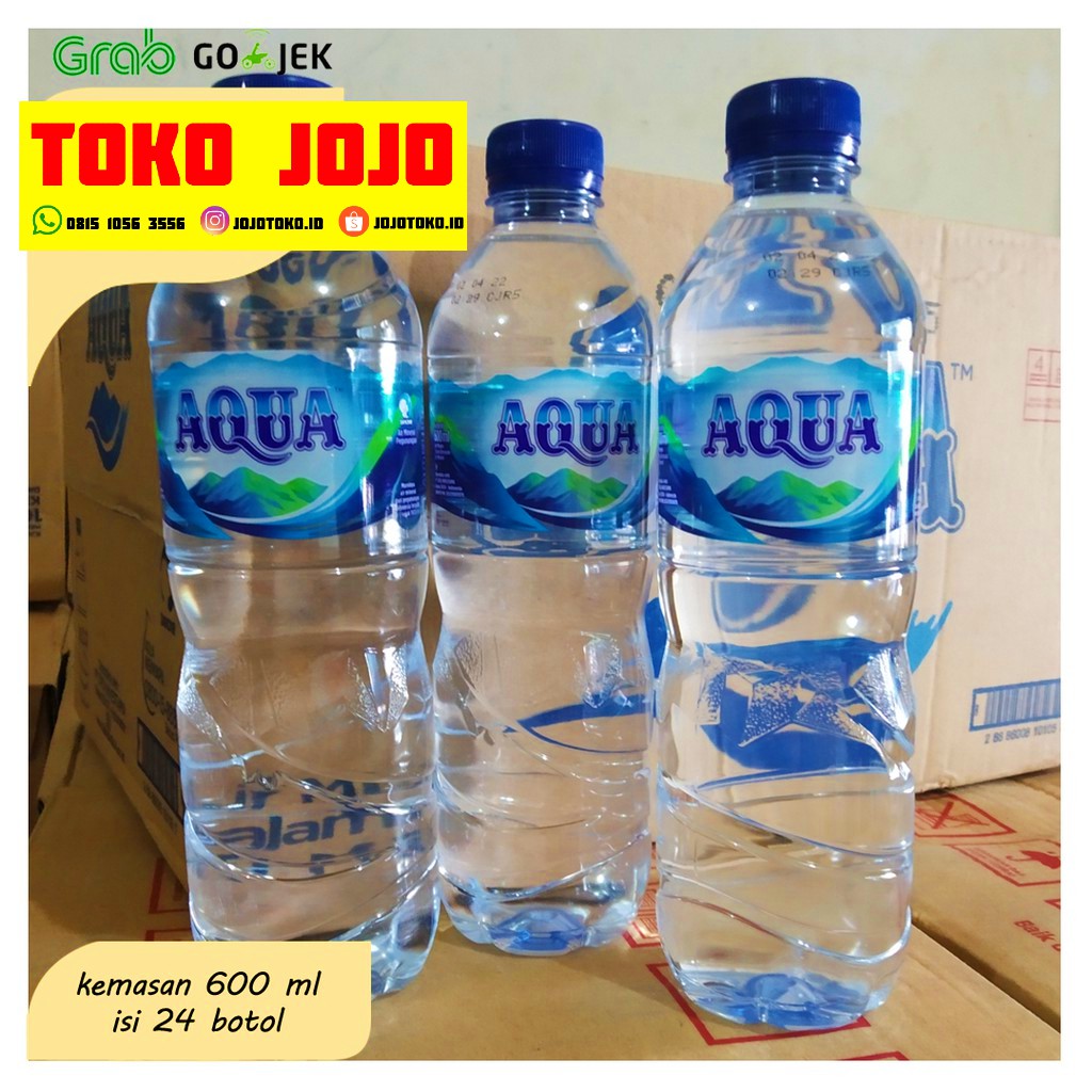 

AQUA AIR MINUM KEMASAN 600 ML ISI 24 BOTOL