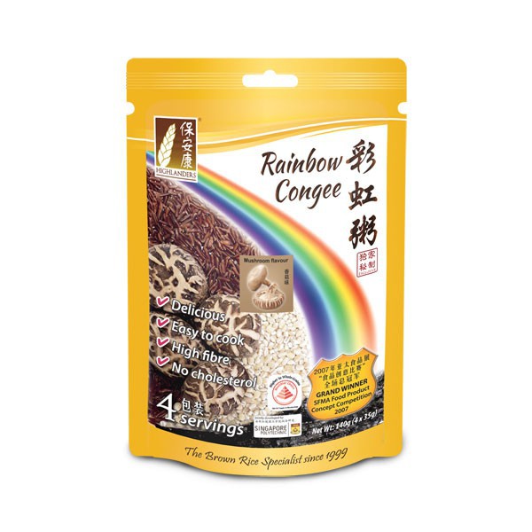

Highlanders Rainbow Congee – Mushroom