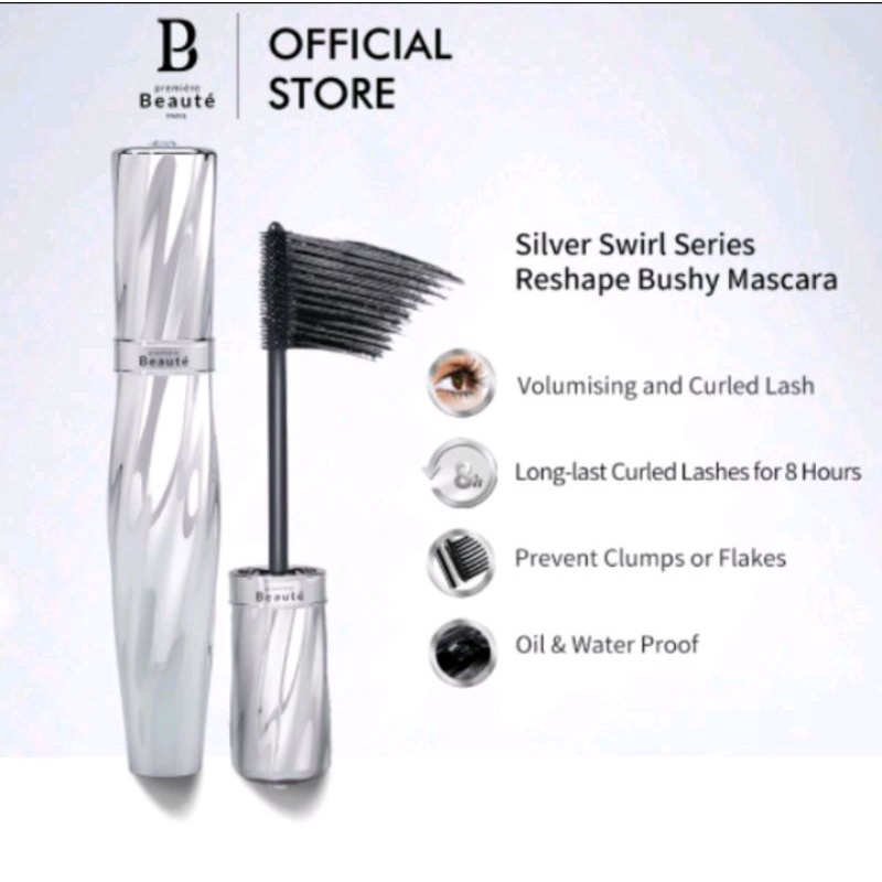 Premiere Beaute PB Reshape Bushy Volume Maskara Curled Lash Waterproof Mascara