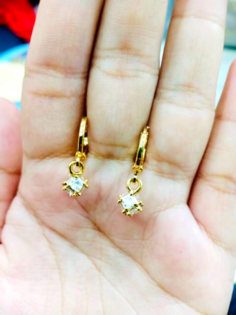 Anting wanita // anting bola permata // anting jurai //anting pengganti emas // anting