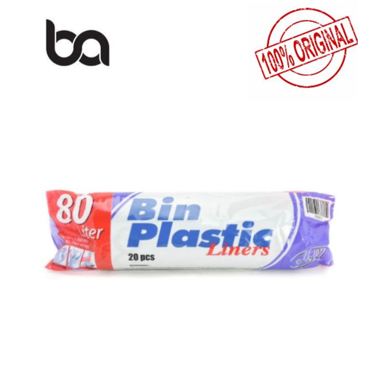 Kris plastik sampah biodegradable 80 liter