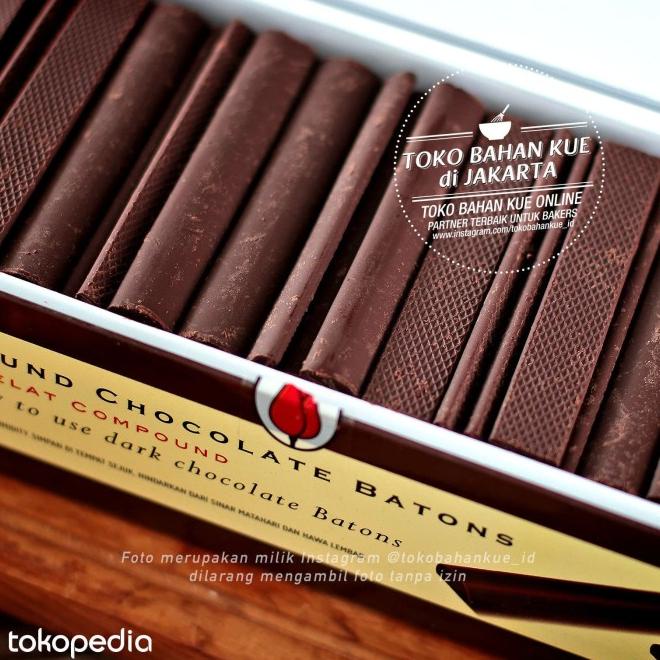 

Tulip Baton Dark Compound 1,5Kg Box Chocolate Batons Cokelat Stick