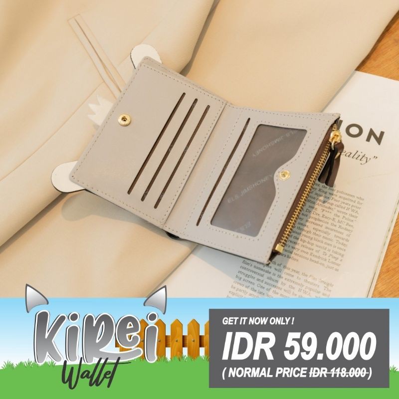 PROMO JH KIREI WALLET DOMPET JIMS HONEY JIMSHONEY DOMPET KARAKTER ANAK LUCU MURAH DISKON KADO ANAK