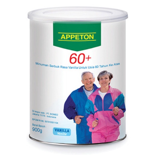 

APPETON 60+ / Susu Lansia - Orang Tua (Vanilla) 900 Gram apeton