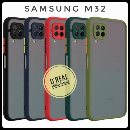 SoftCase / Case Samsung M32 Dove Matte Transparan Slim Fuze My Choice