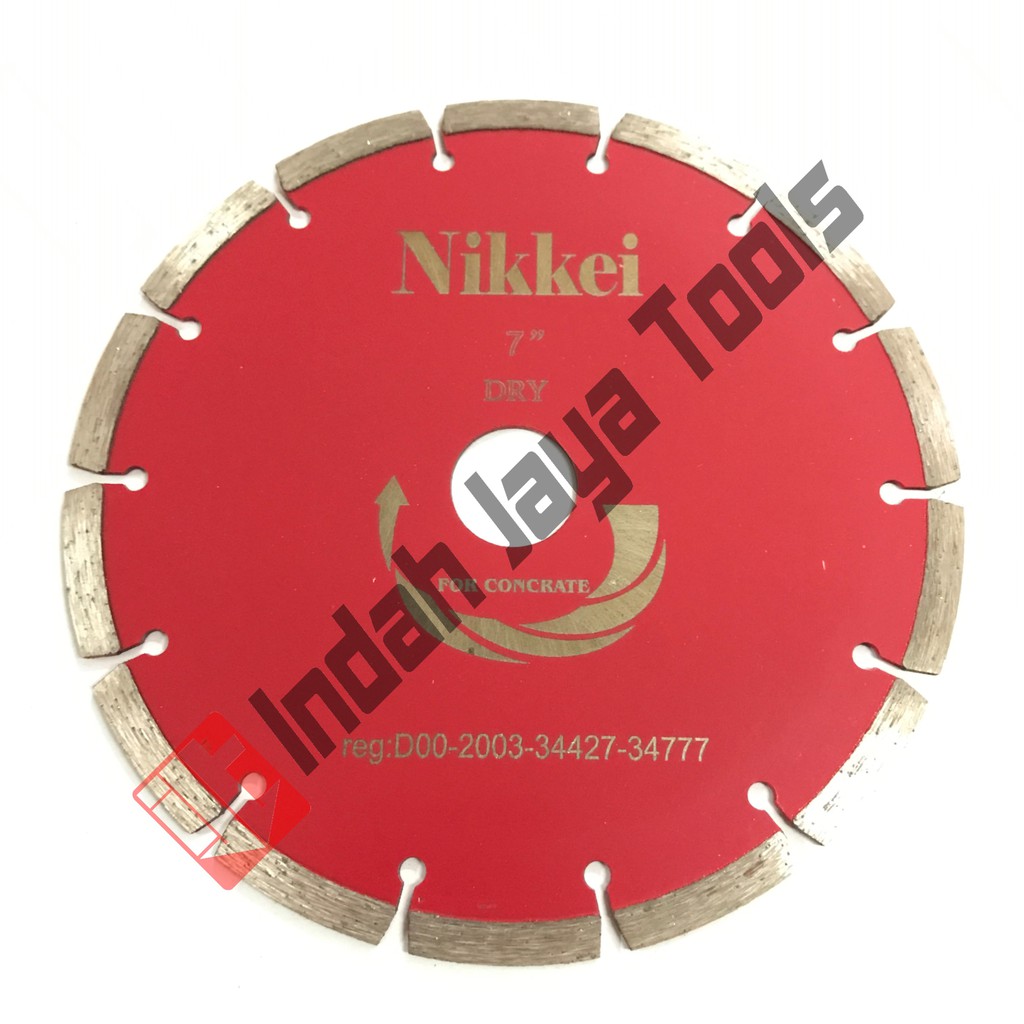 Diamond Wheel 7&quot; Nikkei Dry Kering / Pisau Potong Keramik 7&quot;