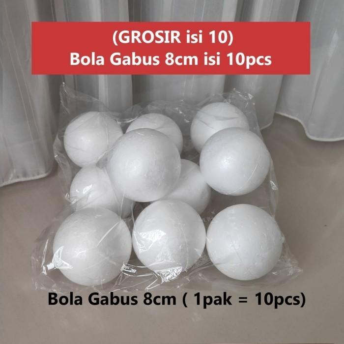 

Bola Gabus 8cm / Bola Gabus Styrofoam diameter 8cm HARGA GROSIR 10 pc