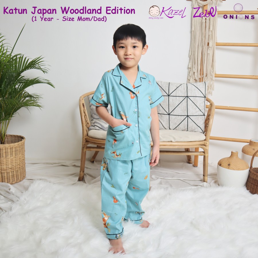 Kazel - Luxury Piyama Katun WOODLAND EDITION