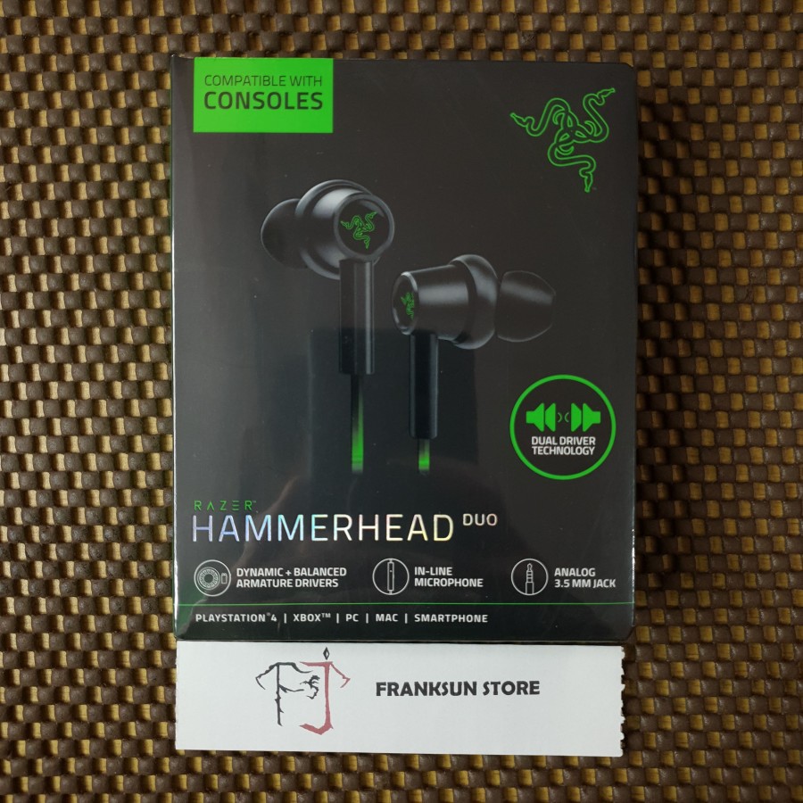 Razer Hammerhead Duo Console Earphone untuk Nintendo SWITCH PS XBOX