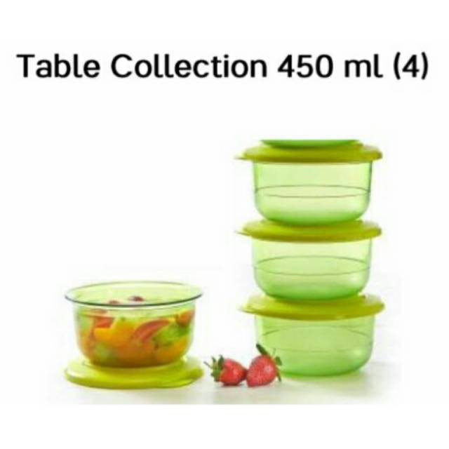 T*PPERWARE Table Collection (4) @450 ml