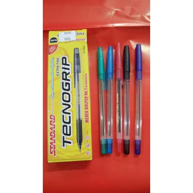 

Sale Pulpen Standar Tecnogrip Tinta Hitam Dijamin Ori