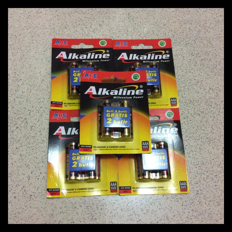 

Battery A3 Alkaline 4+2 / Battery AAA Alkaline 4+2 / Batterai A3 PROMO