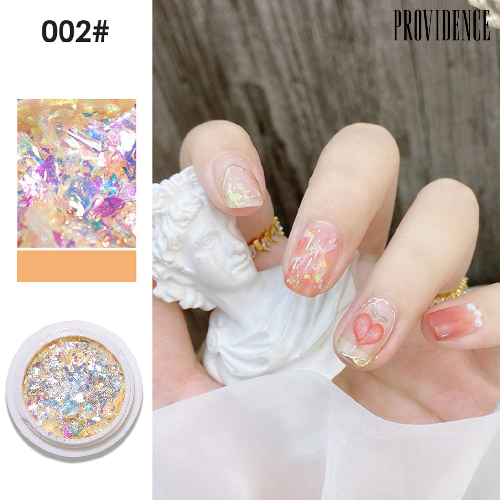 Providence Manicure Glitter Safe Portable Shiny Surface Colorful Edelweiss Nail Art Sequins for Girls