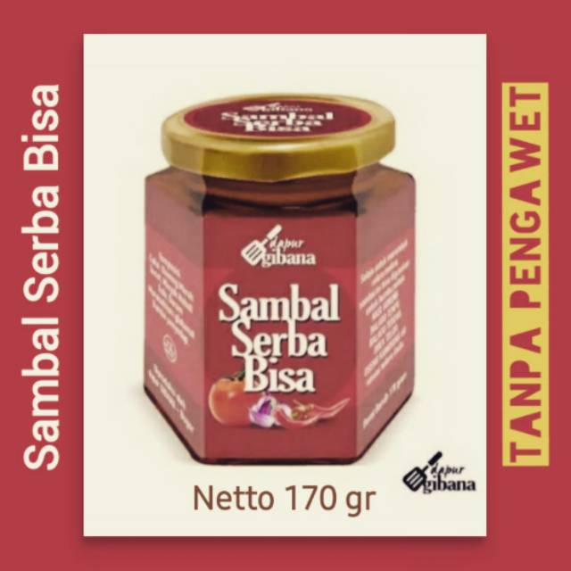 

Sambal Serba Bisa Dapur Gibana Tanpa bahan pengawet