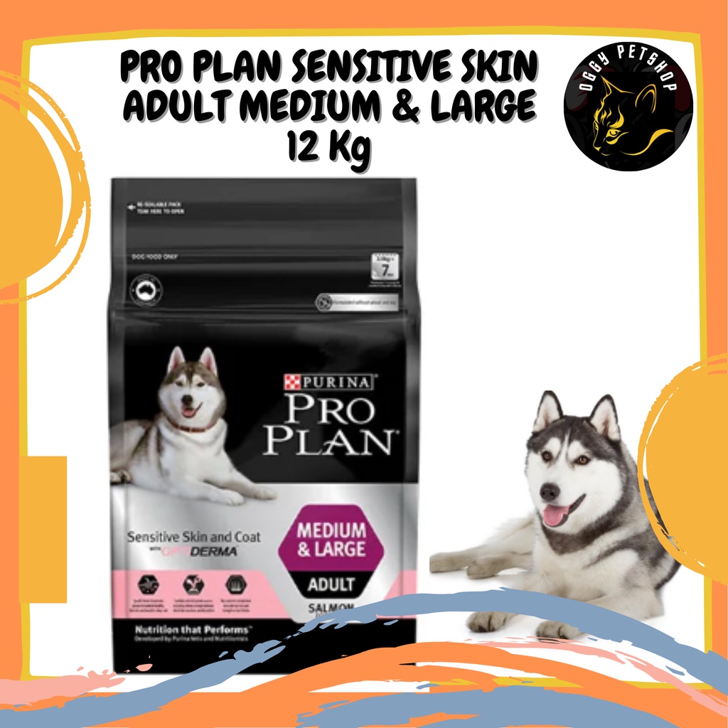 PRO PLAN SENSITIVE SKIN ADULT MEDIUM &amp; LARGE 12 Kg | PRO PLAN DOG 12Kg