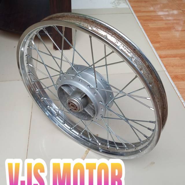 Pelek Velg blakang set jari std Yamaha F1 zR PNP VEGA LAMA ORI ASLI YAMAHA