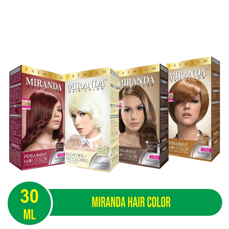 Miranda Hair Color Premium (Cat Rambut Permanen) - 30 ml