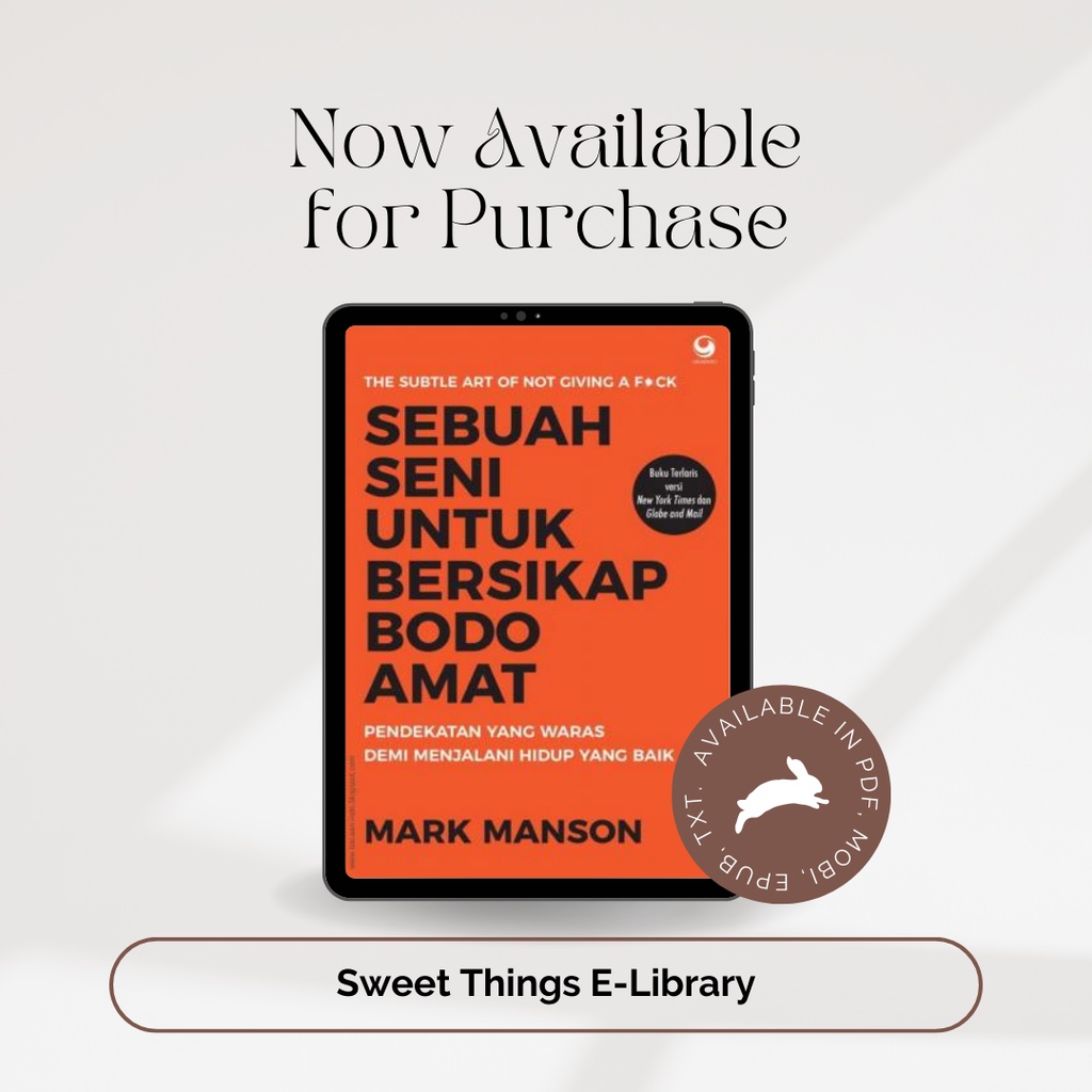 

Sebuah Seni Untuk Bersikap Bodo Amat - Mark Manson - Indonesia