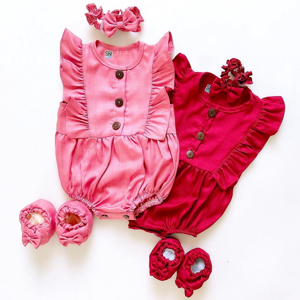 CELLY / VELVET RIBBON JUMPER Baju Pakaian Jumper Bunga Bandana Sepatu Pergi Lucu Grosir Fashion Anak Bayi Perempuan Terlaris Murah Terbaru MADELINE / CHEERFUL 2 KCG