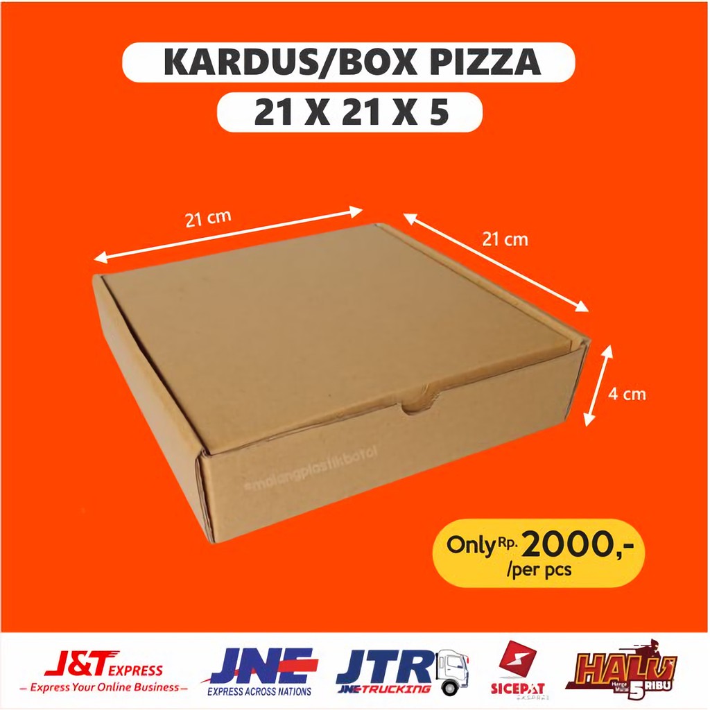 

[MIN 5 PCS] Box Packaging pizza 21 x 21 x 5 | 21x21x5 /gift box/box Hampers/box packing/kardus hijab