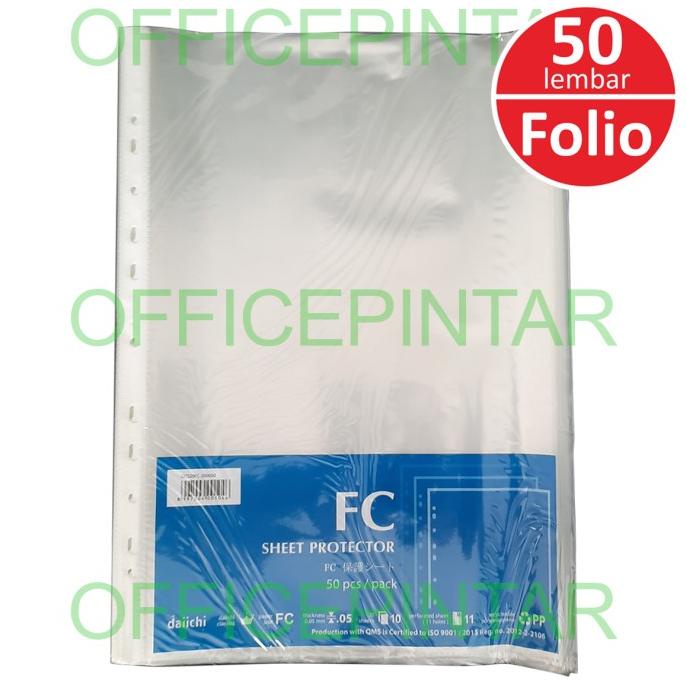 

BISA BAYAR DITEMPAT Sheet Protector / PP Pocket FC / folio Daiichi TERMURAH Kode 693