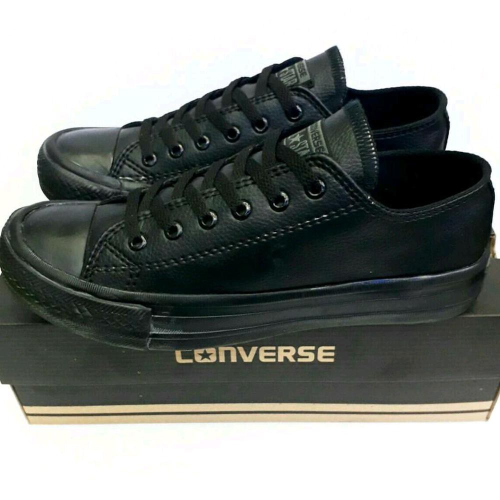 HOT PROMO  NEW SEPATU CONVERSE LOW KULIT GRADE ORI COWOK DAN CEWEK