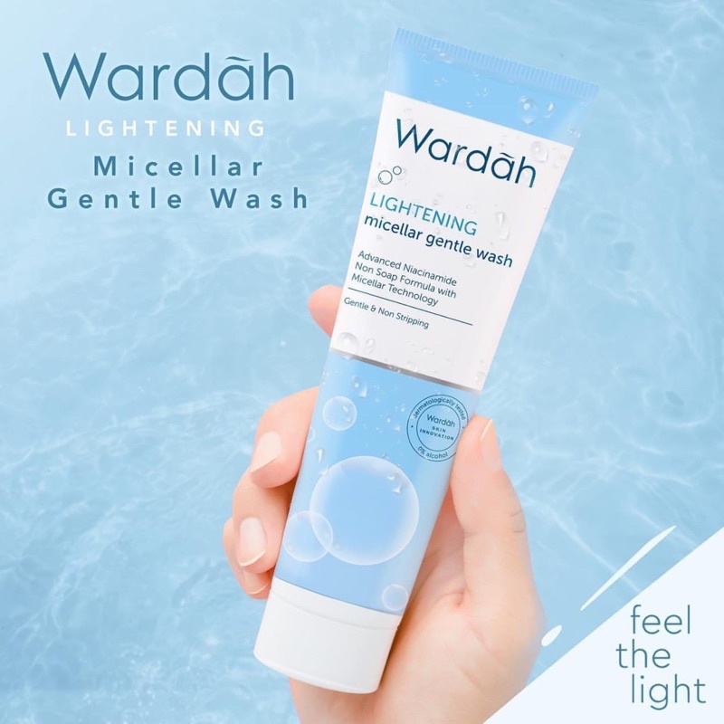 WARDAH LIGHTENING MICELLAR GENTLE WASH / FACIAL CLEANSER / FACIAL WASH