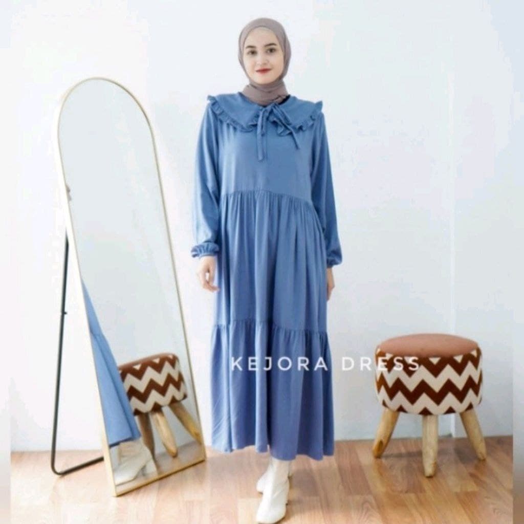 Sansen.id Nagita Midi Dress Rayon Busui Home Dress Wanita Murah