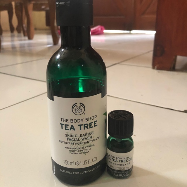 The body shop tea tree series