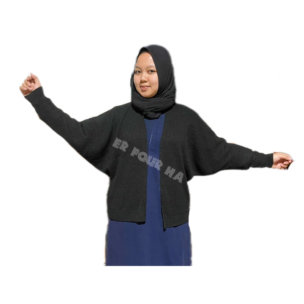 Cardigan Rajut Batwing Wanita | pakaian betwing wanita | CARDIGAN BATWING Kardigan Rajut | OVERSIZE B